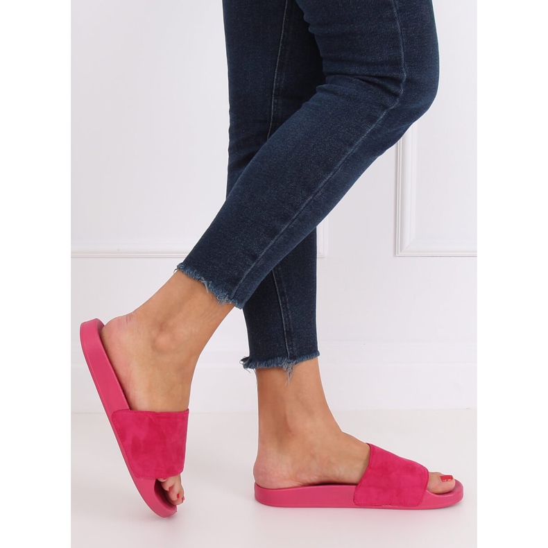 Papuci simpli fucsia CK98 Fuchsia roz 1