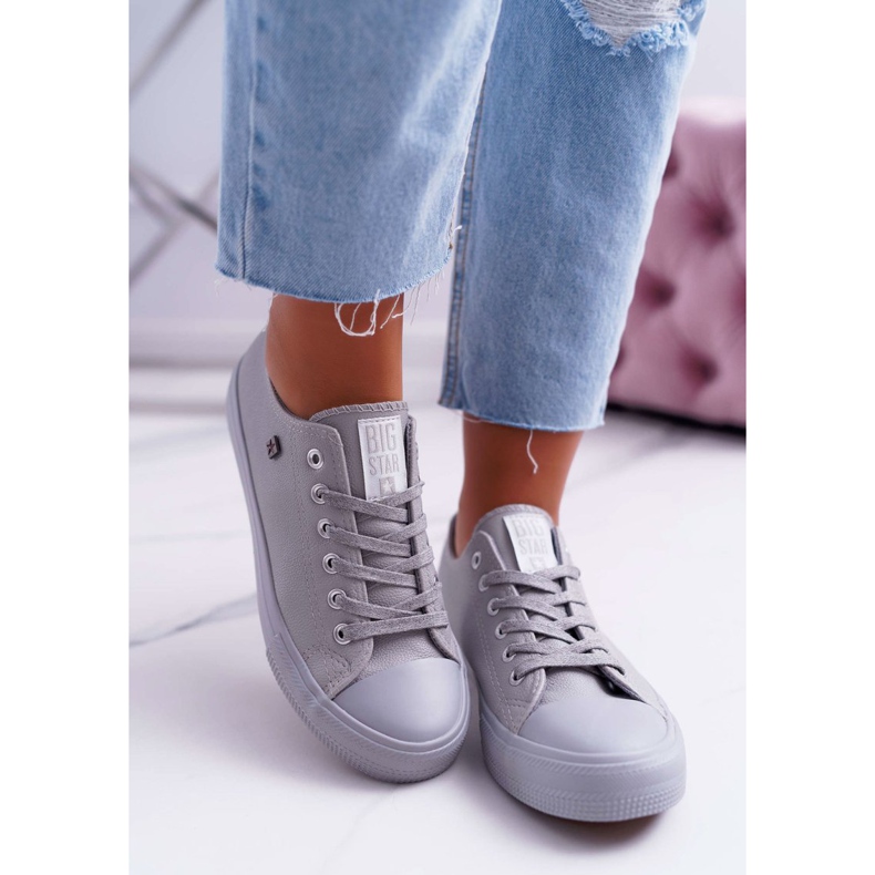 Adidași pentru femei Big Star Grey Light EE274394 gri 1