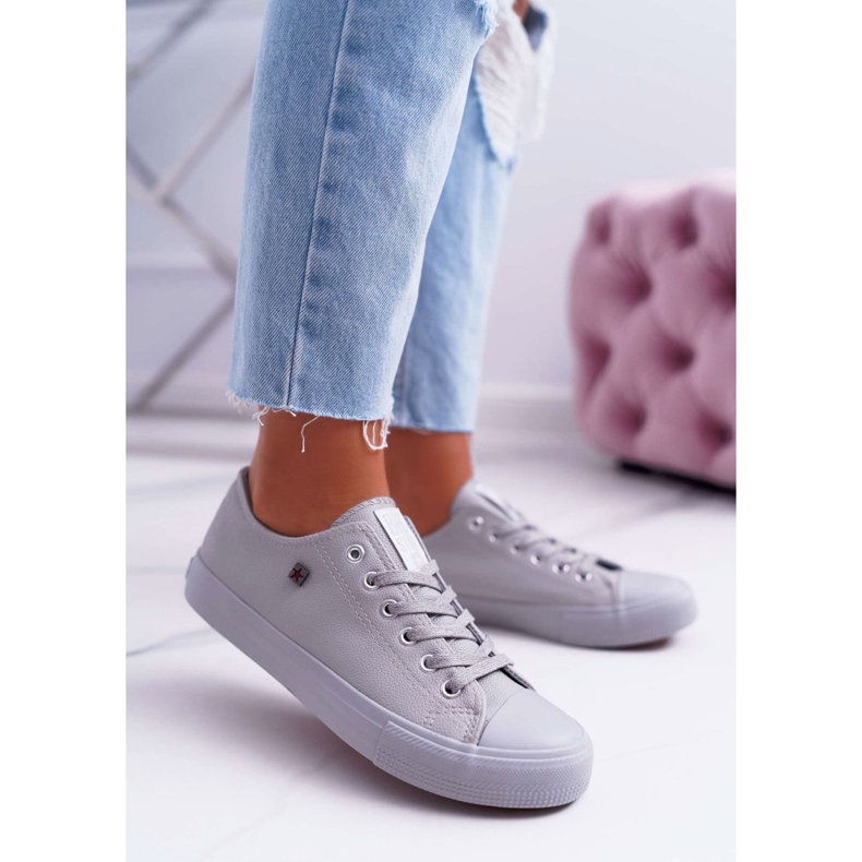 Adidași pentru femei Big Star Grey Light EE274394 gri 2