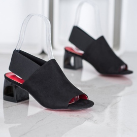 Goodin Încălțăminte alunecată pe un post negru 1