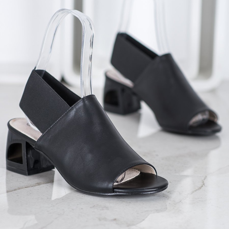 Goodin Încălțăminte alunecată pe un post negru 1