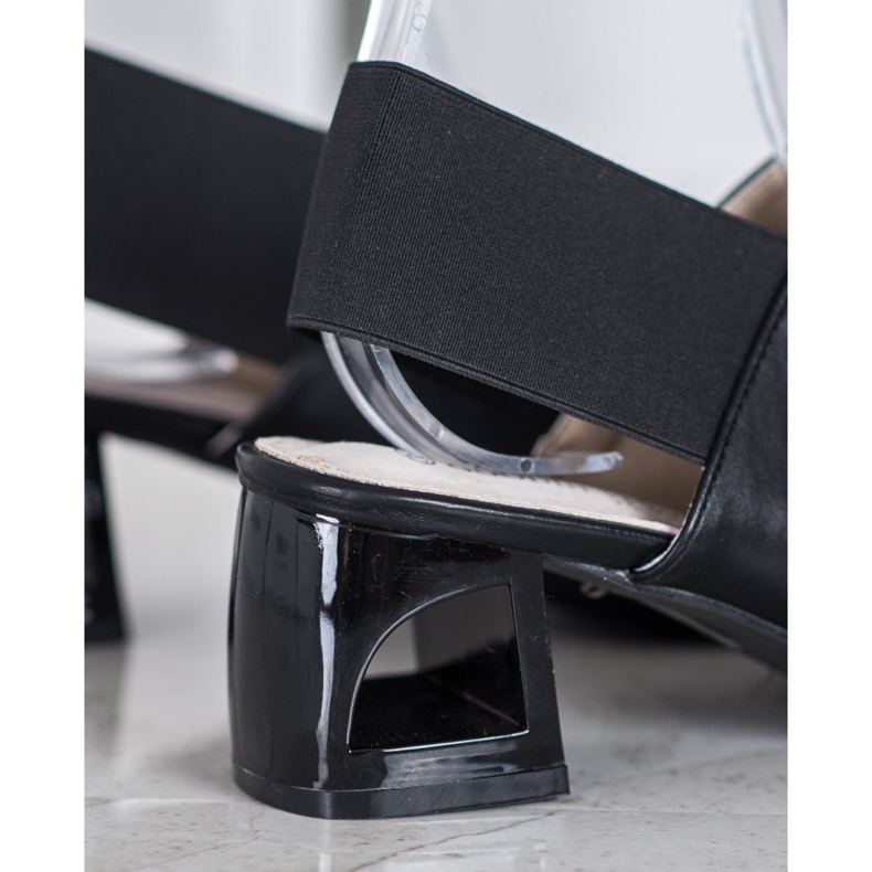 Goodin Încălțăminte alunecată pe un post negru 2