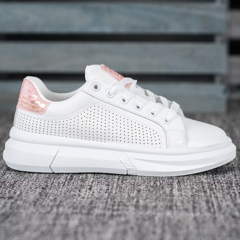 SHELOVET Pantofi sport albi 1