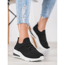 Sweet Shoes Pantofi sport textile negru 2