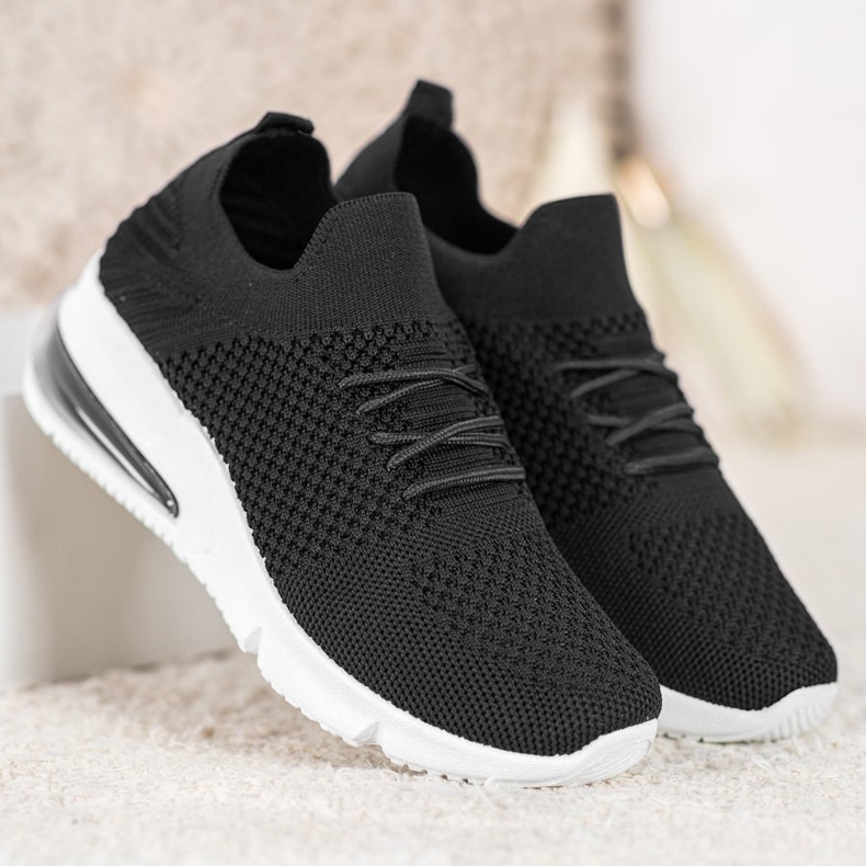 Sweet Shoes Pantofi sport textile negru 1