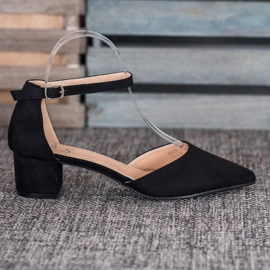 Small Swan Pompele elegante negru 2