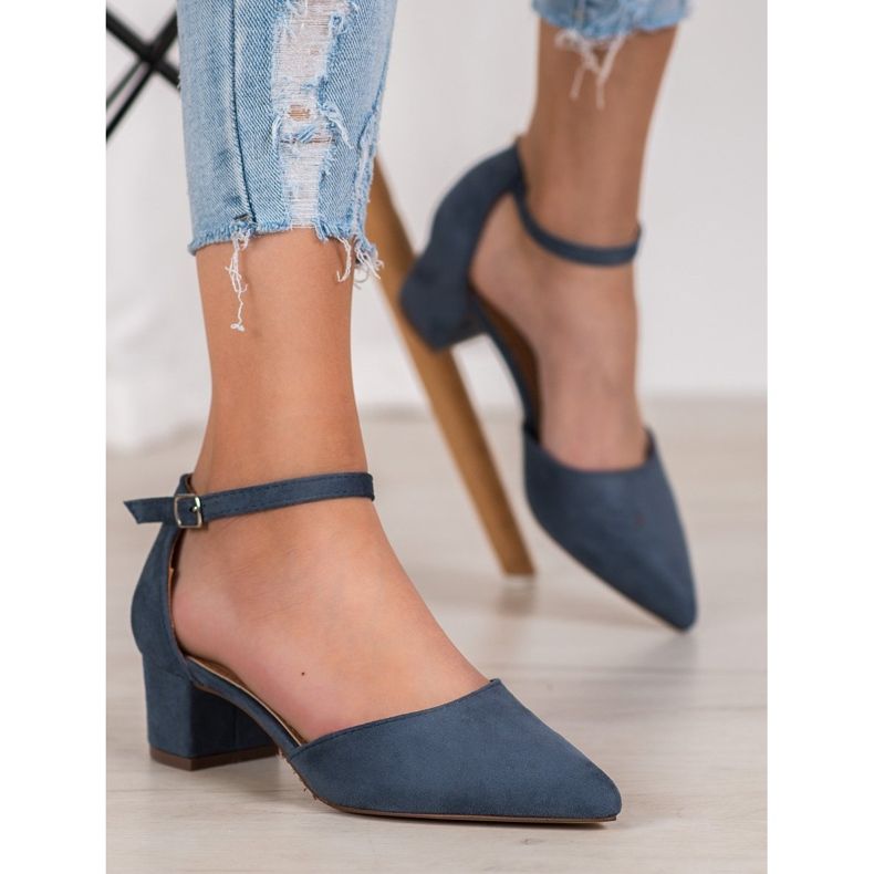 Small Swan Pompele elegante albastru marin 1