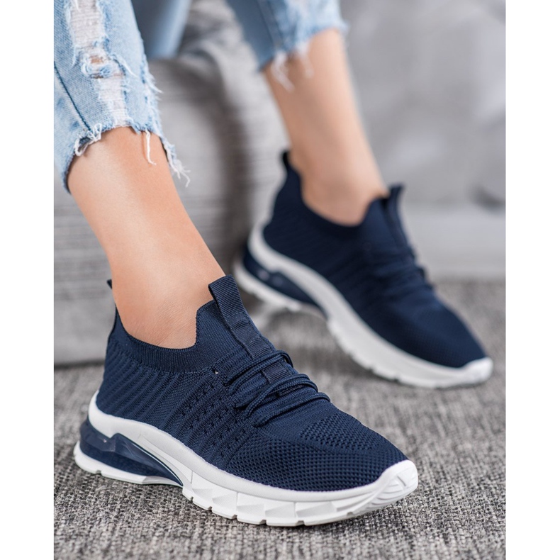 Bella Paris Adidași ajurati albastru 1