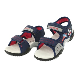 American Club Sandale Insert din piele HL21/20 Navy Blue albastru 2