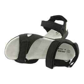 Sandale sport American Club HL15 / 20 negre negru 4