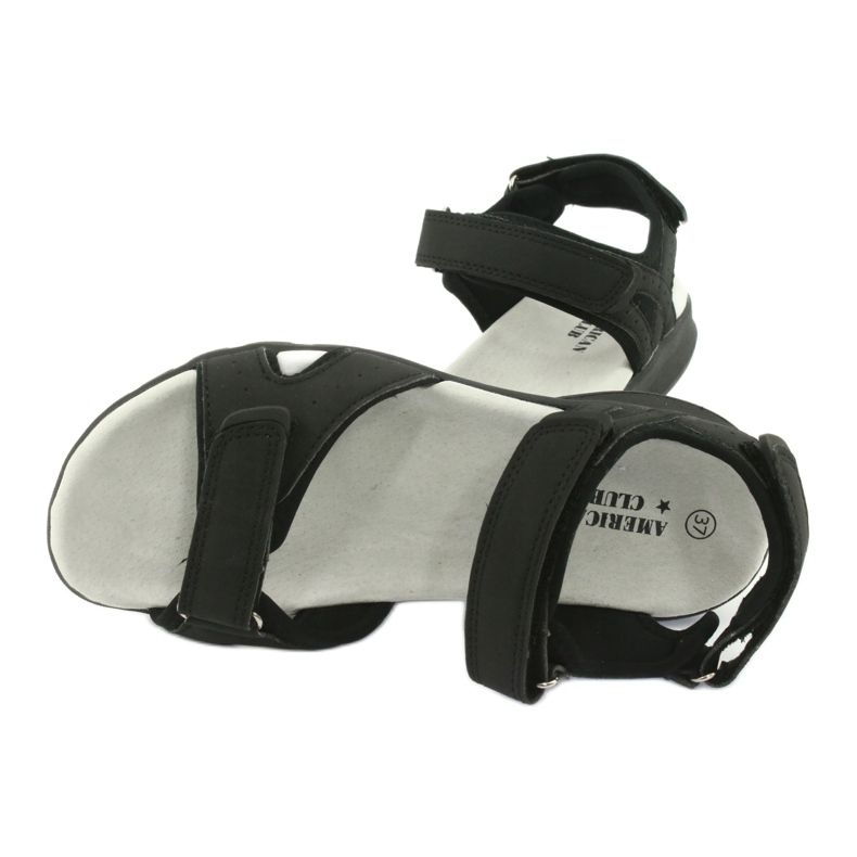 Sandale sport American Club HL15 / 20 negre negru 4