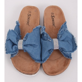 Papuci de pânză pe plută BG60P Blue Light albastru 1 Papuci de pânză pe plută BG60P Blue Light albastru 1