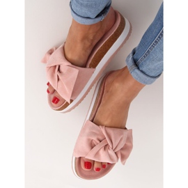 Papuci de damă roz SS116P Roz 2