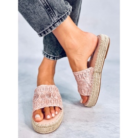T353P papuci espadrile roz 1 T353P papuci espadrile roz 1