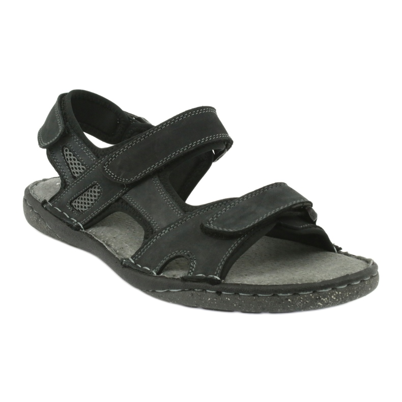 Sandale bărbați cu velcro American Club CY15 / 20 Dk.Navy albastru marin 1