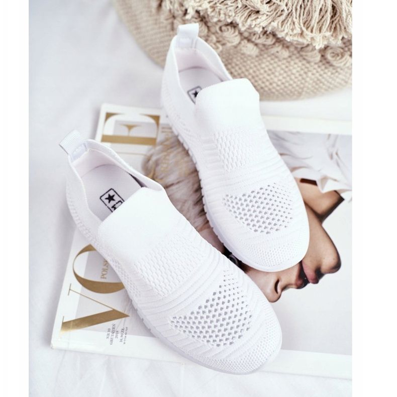 EVE Pantofi sport pentru copii albi Bobi 2