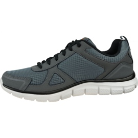 Skechers Track-Scloric M 52631-CCBK gri 1 Skechers Track-Scloric M 52631-CCBK gri 1