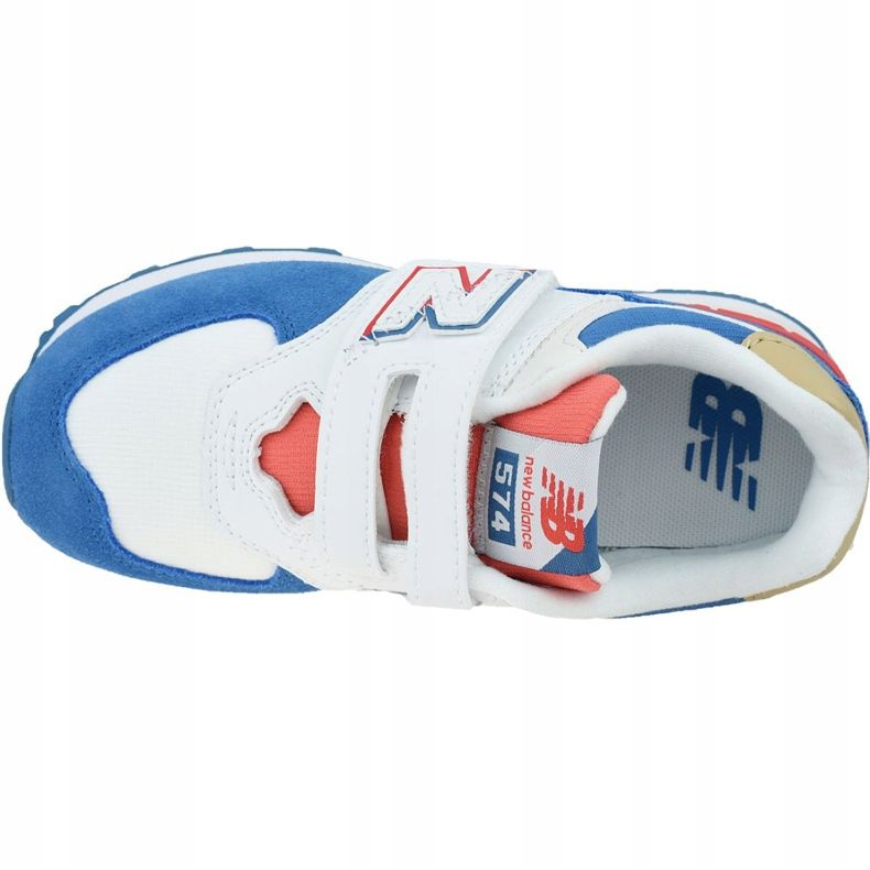 Pantofi New Balance Jr YV574SCF alb albastru 2