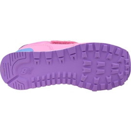 Pantofi New Balance Jr YV574TDP albastru roz 3
