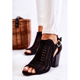 Bellucci Cizme de damă cu tăiat primăvară neagră dincolo de noi negru 1