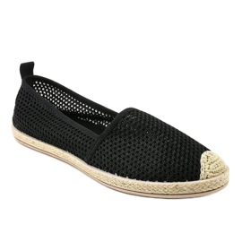 Adidași din dantelă neagră JX55P negru 1