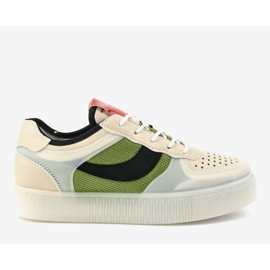 Pantofi sport verzi adidași LA51P multicolor verde 2