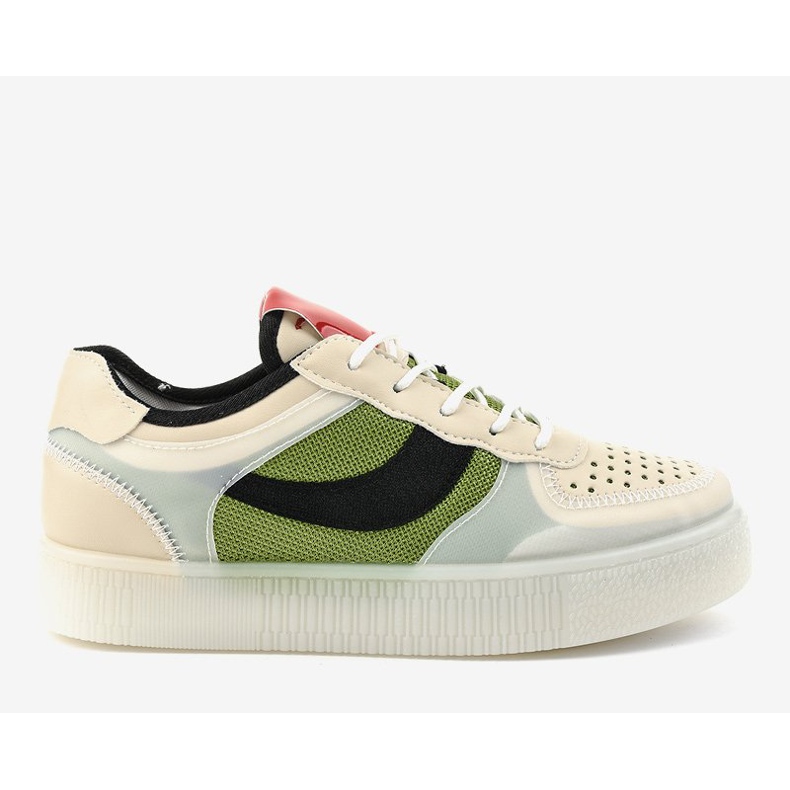 Pantofi sport verzi adidași LA51P multicolor verde 2