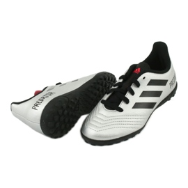 Ghete de fotbal Adidas Predator 19.4 Tf Jr G25825 argint 4