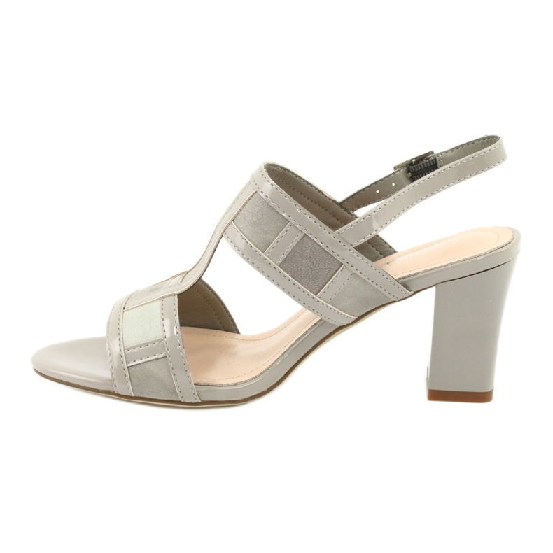 Sandale pe stâlpul lui Sergio Leone SK814 gri pentru gleznă 2