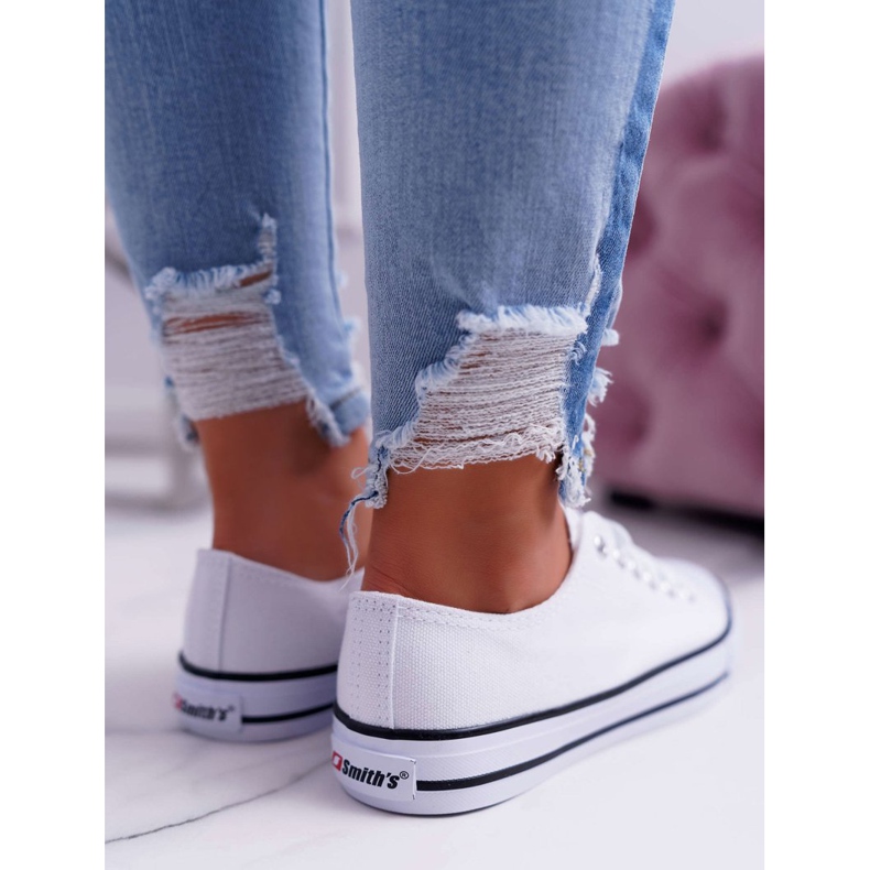 Smith's Adidași scăpați pentru femei albi ai lui Smith 1