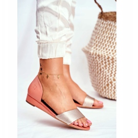 Sandale pentru femei Maciejka Leather Peach 1971 Nomara portocale galben 1