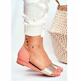 Sandale pentru femei Maciejka Leather Peach 1971 Nomara portocale galben 2
