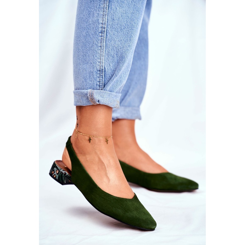 Pompele de damă din piele Slip-on Maciejka Miami Green 04482-09 verde 1 Pompele de damă din piele Slip-on Maciejka Miami Green 04482-09 verde 1
