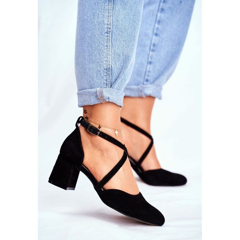 Pompă de damă Piele Maciejka Negru 04070-01 1