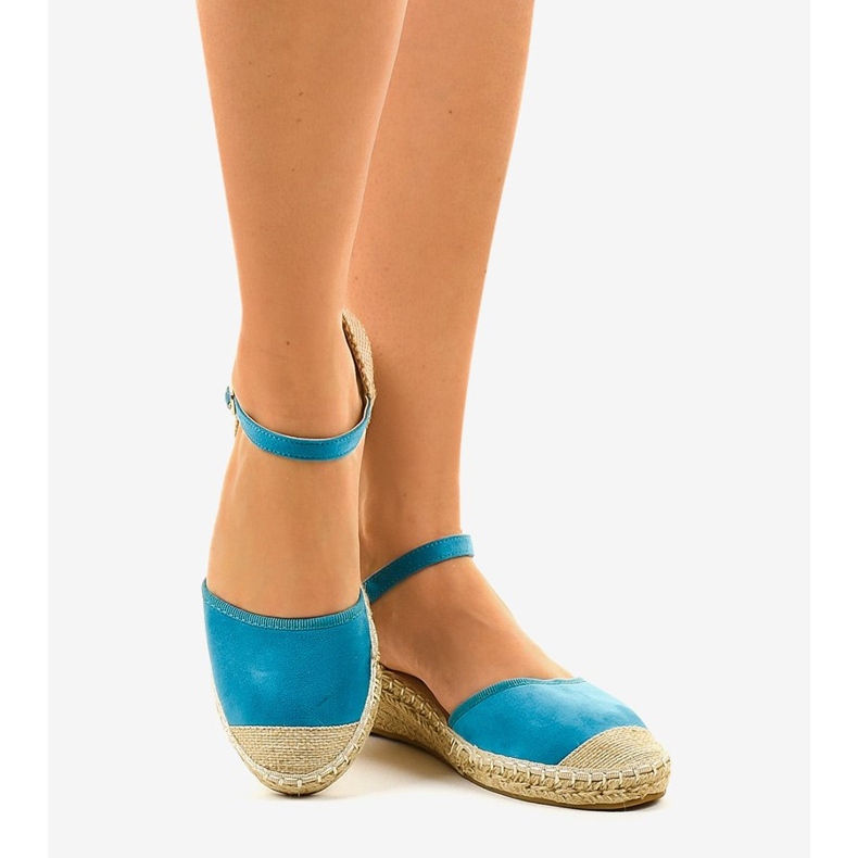 Espadrile albastre 3M85-23 albastru 1