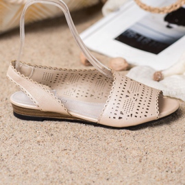 Goodin Sandale aurii strălucitoare de aur 1