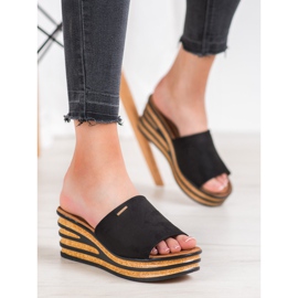 Goodin Papuci cu pană elegantă negru 1