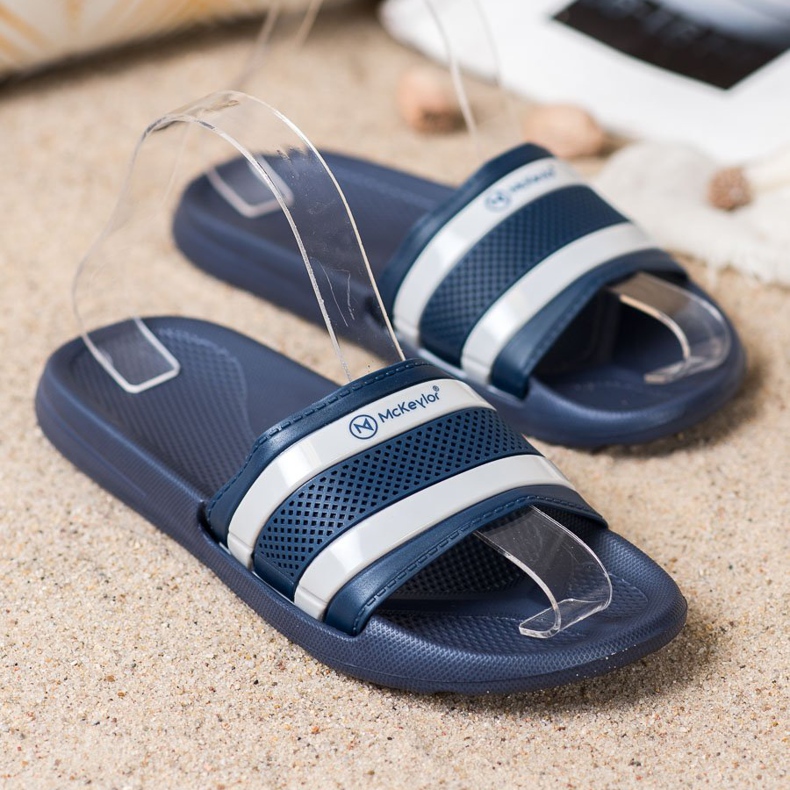 Papuci sport MCKEYLOR albastru 2 Papuci sport MCKEYLOR albastru 2