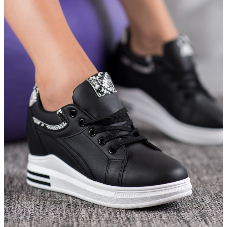 Lovery Adidași cu pană negru 1