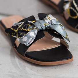 SHELOVET Papuci eleganti negru 2