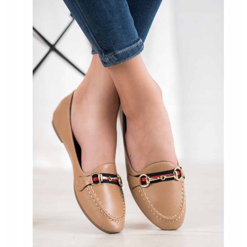 Clowse Lorzi la modă cu piele ecologică maro 1