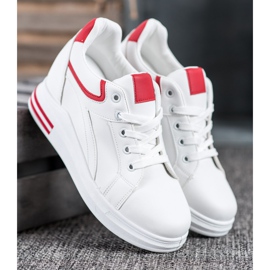 Lovery Adidași cu pană alb 2