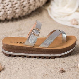 Comer Papuci pe platforma modei gri 2