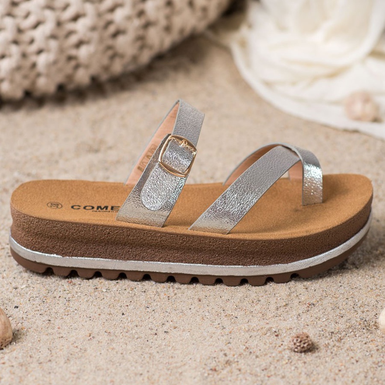 Comer Papuci pe platforma modei gri 2