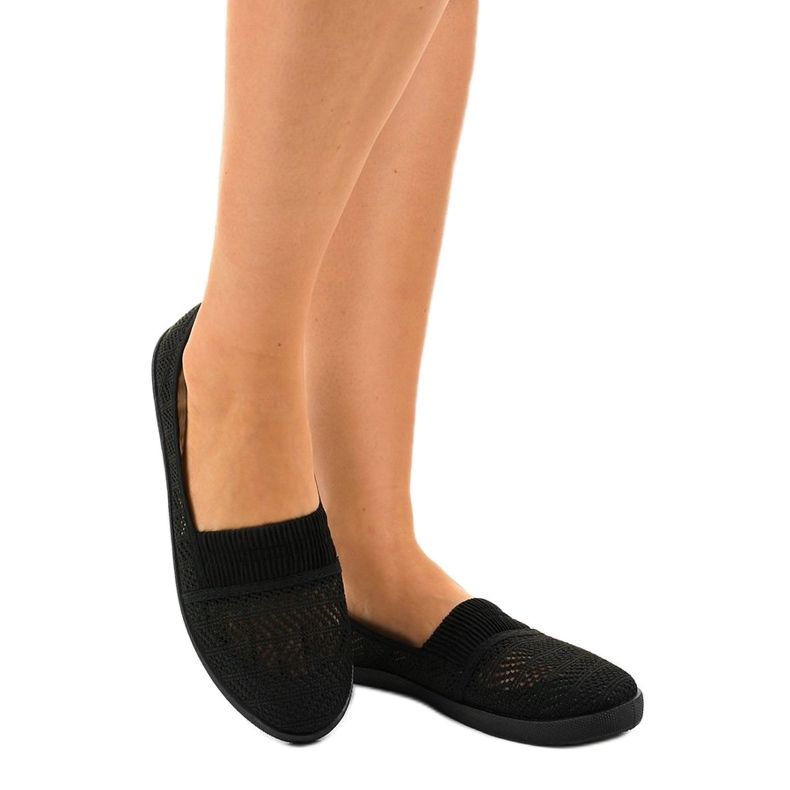 Adidași alunecați negri CB1711 negru 1 Adidași alunecați negri CB1711 negru 1