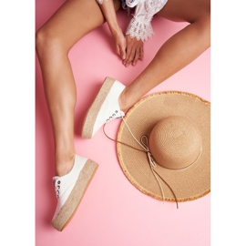 Espadrile pentru femei Big Star White FF274143 alb 1