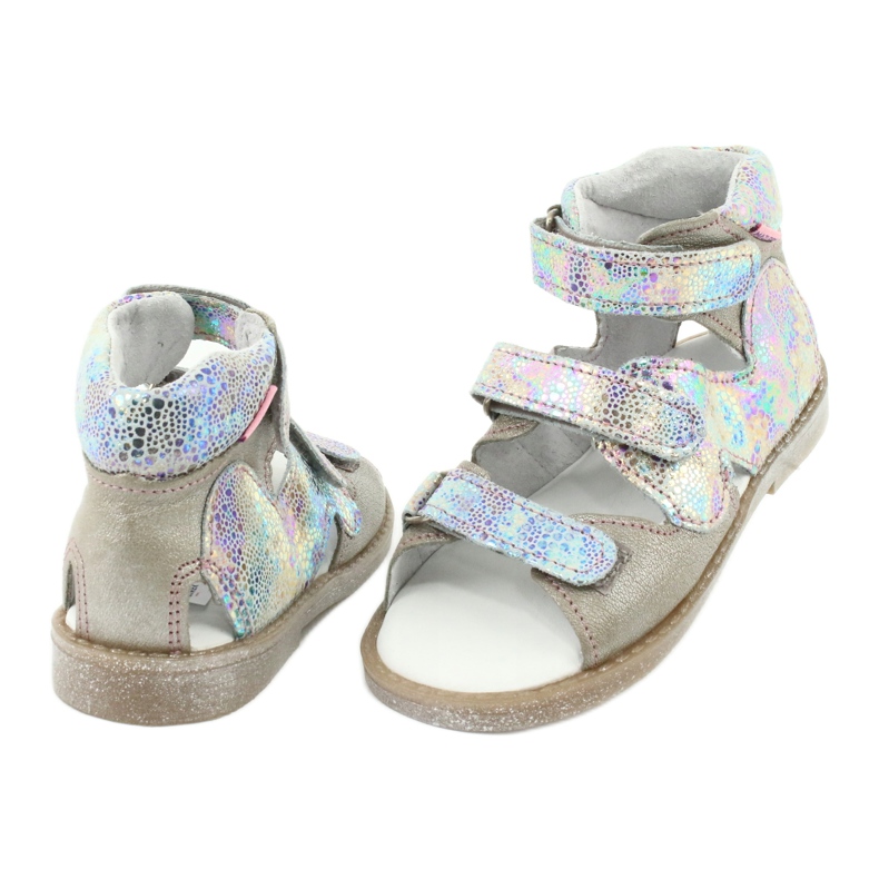 Mazurek Sandale de piele preventivă ridicată PLN 291 multicolor 3