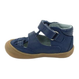 Sandale napi băieți Mazurek 1187 bleumarin albastru marin 1