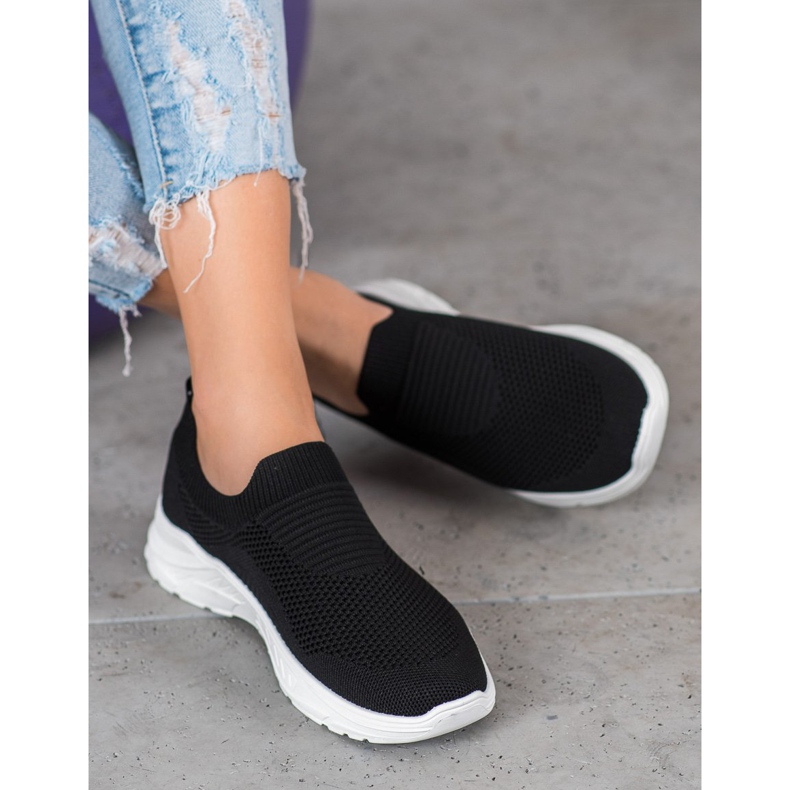 Seastar Adidași ajurati negru 2