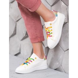 SHELOVET Pantofi sport la modă alb 1